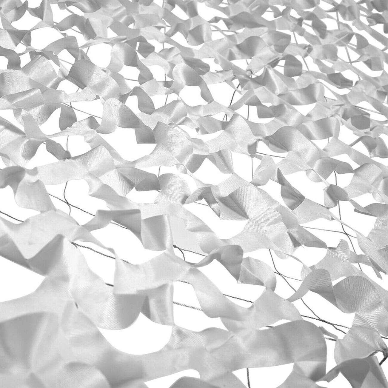 Voile d'ombrage carré ajouré Corse blanc 100% polyester 300x300cm