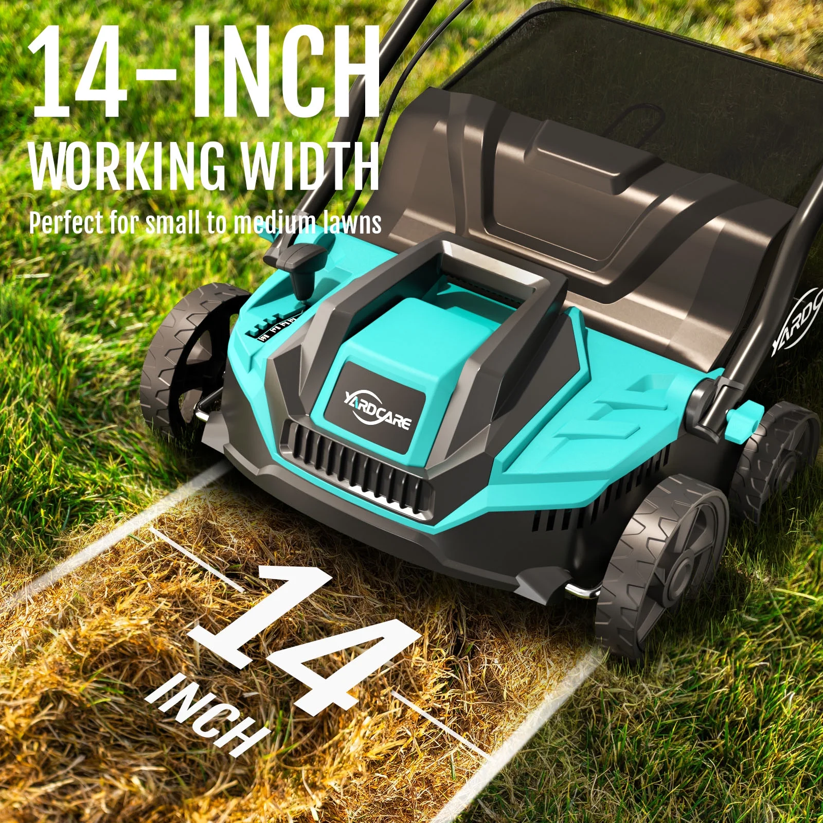 2-in-1 Scarifier and Dethatcher �C Deep Soil Revitalization with High-Torque Motor, Adjustable Depth Control, Dual Safety Switch Removable 10.5-Gallon Thatch Bag - Image 7