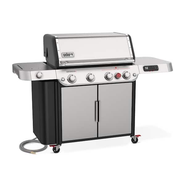 Genesis SPX-435 4-Burner Natural Smart Gas Grill in Stainless Steel with Side Burner - Image 3