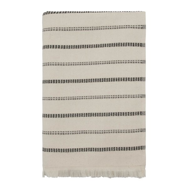 Håndkle 70x140 cm offwhite/svart