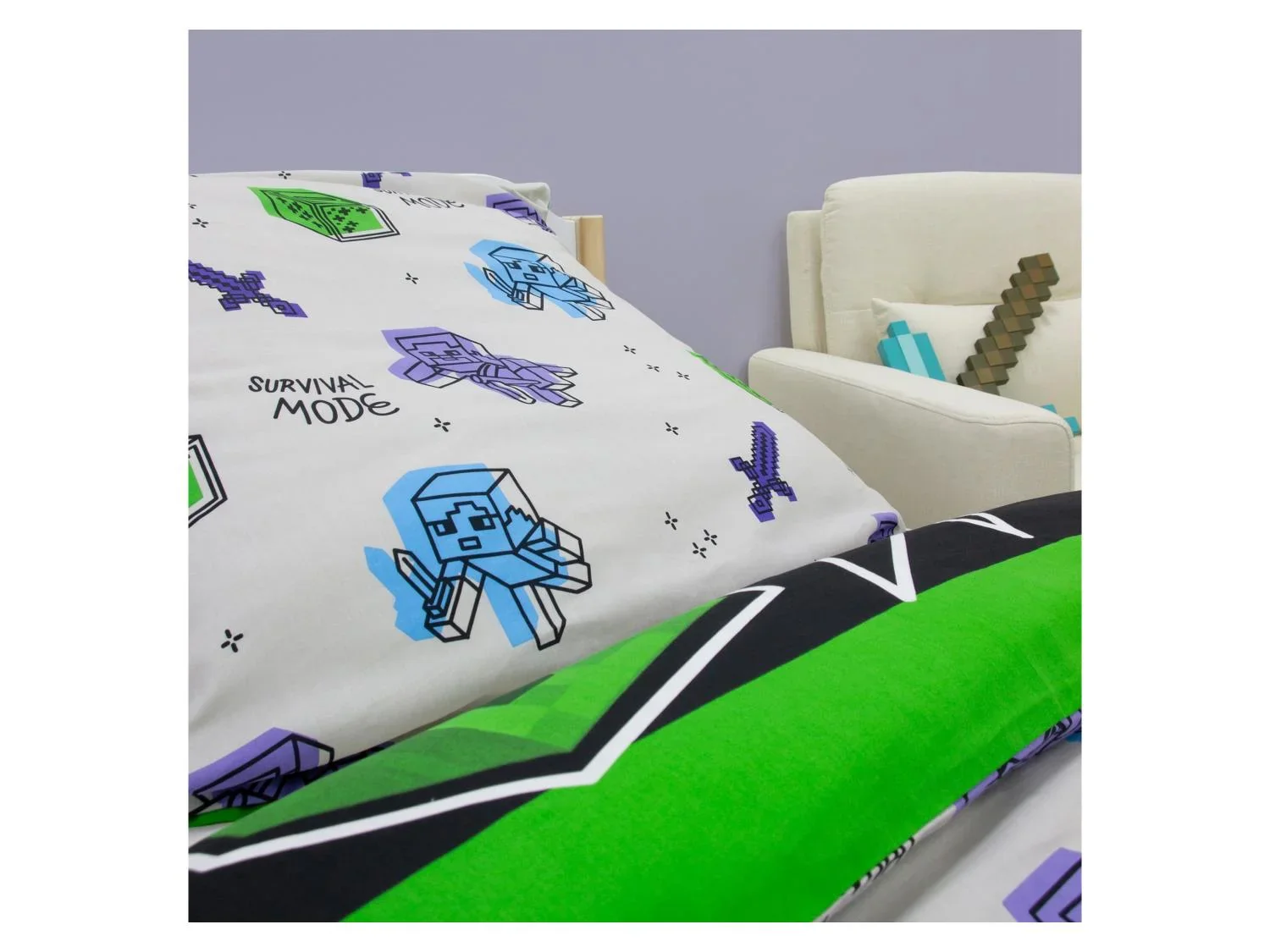 Parure de lit enfant rversible, 140 x 200 cm