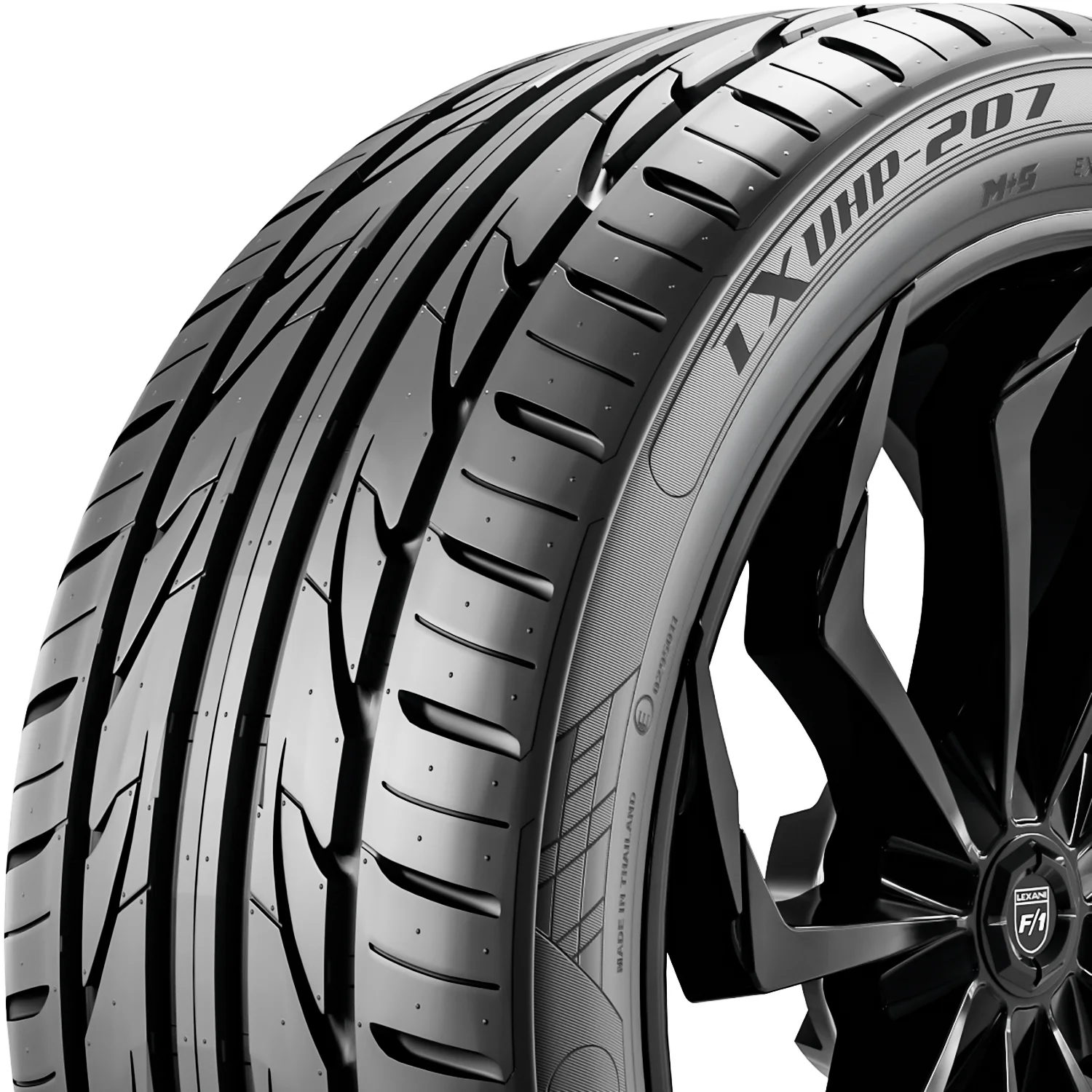 Set of 4 Lexani LXUHP - 207 225/55ZR17 225/55R17 101W XL High Performance a/S All-Season Tires