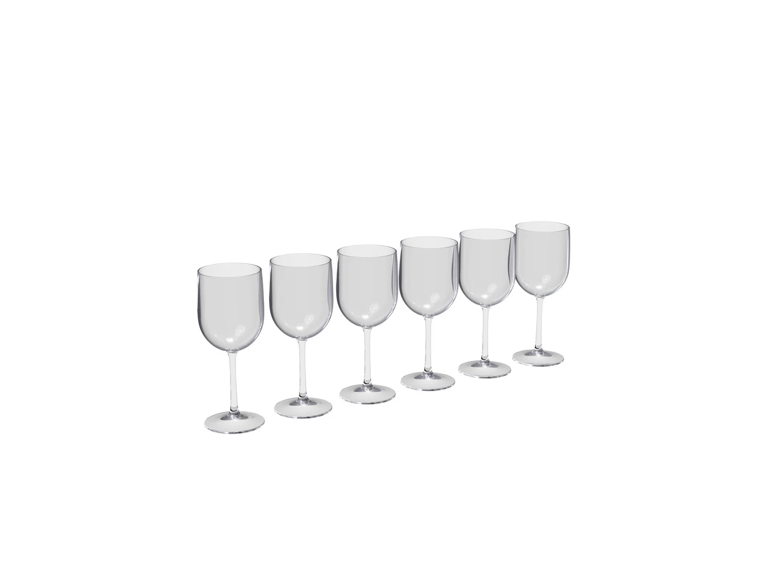 ERNESTO Lot de 6 verres  vin,  champagne ou  eau