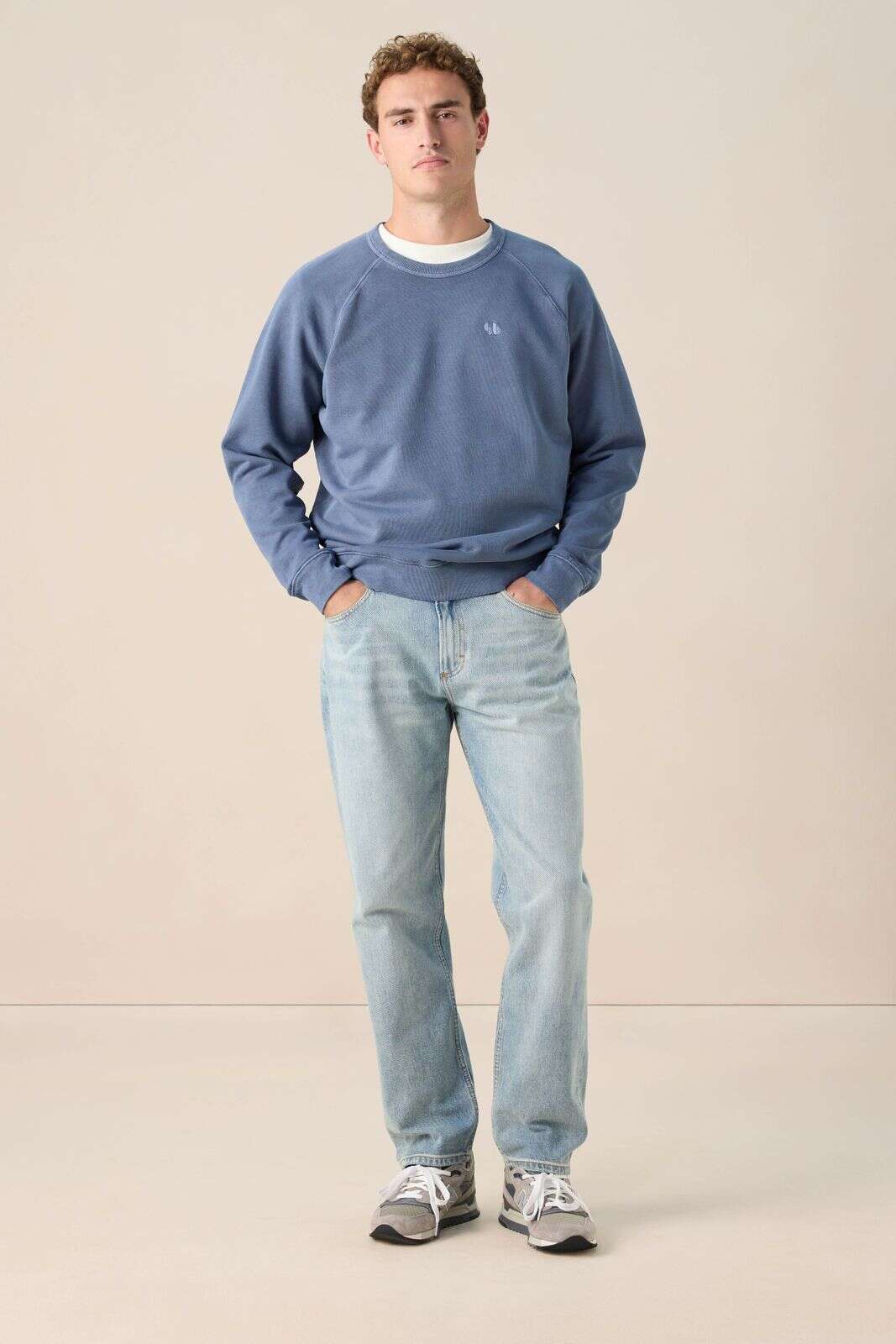 Donkerblauwe sweater