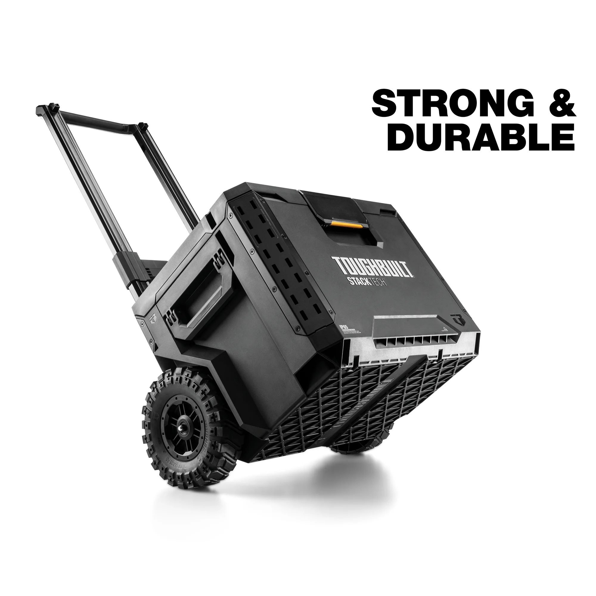 Portable 2-in-1 Rolling Tool Box with Wheels Stackable Design - Image 8