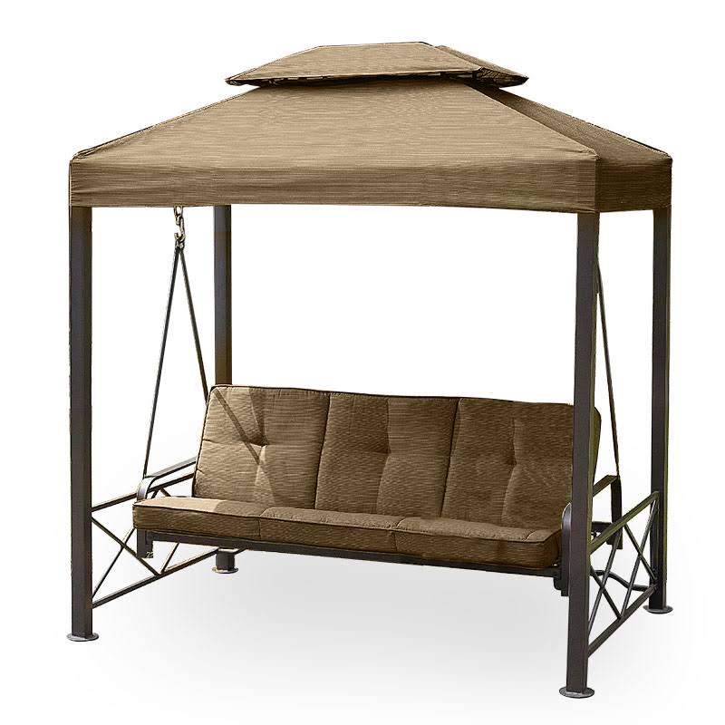 Garden Winds Gazebo 3-Seat Swing Replacement Canopy Top Cover