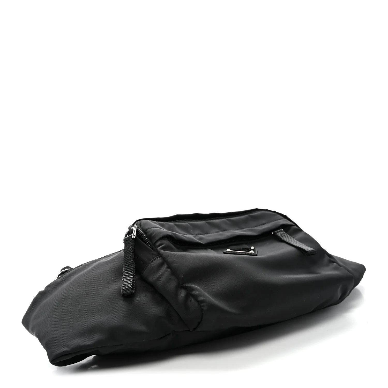 Tessuto Nylon Montagna Belt Bag Black
