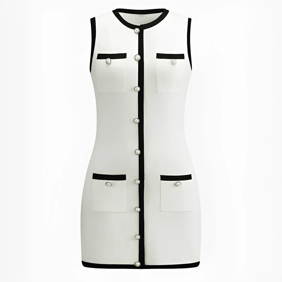 Delilah - Robe courte chic sans manches
