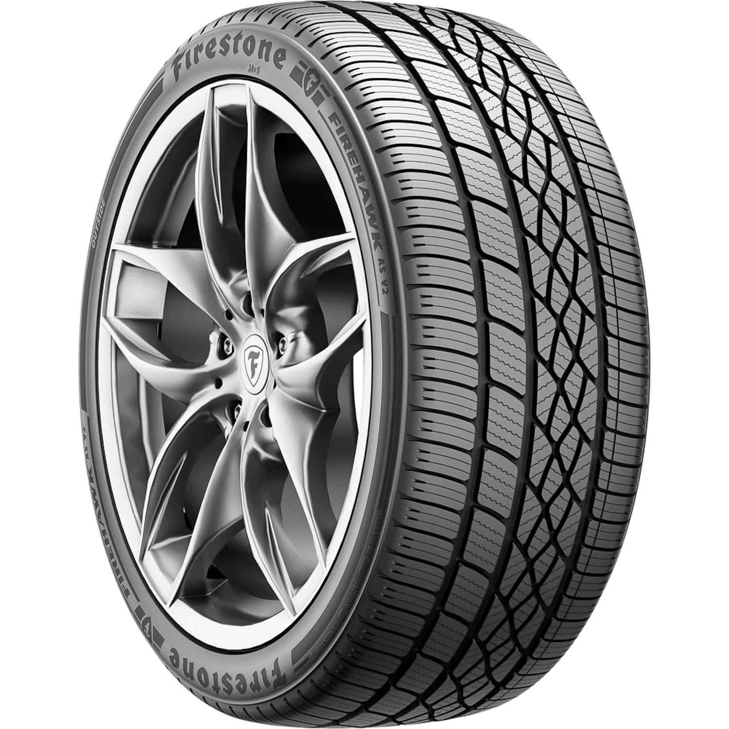 Set of 4 (FOUR) Firehawk AS V2 235/40R19 96V XL A/S Performance Tires Fits: 2014-20 Ford Fusion Titanium, 2018 Honda Accord EX-L - Image 4