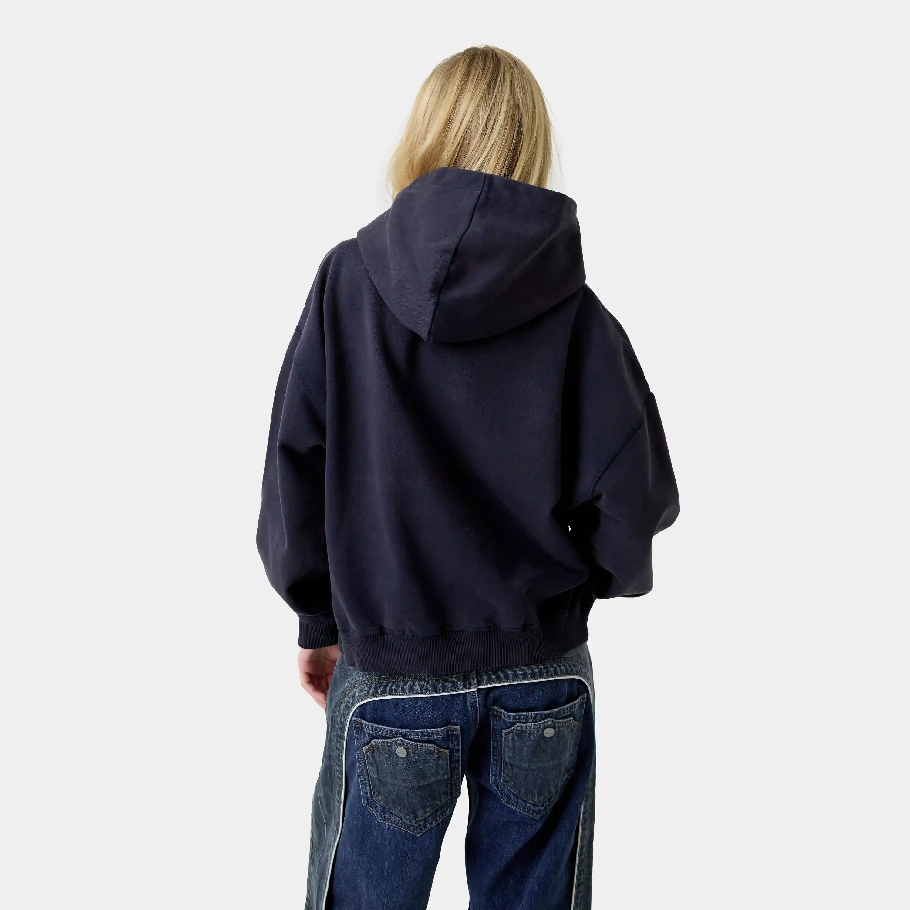 Class 3A Navy Oversized Hoodie