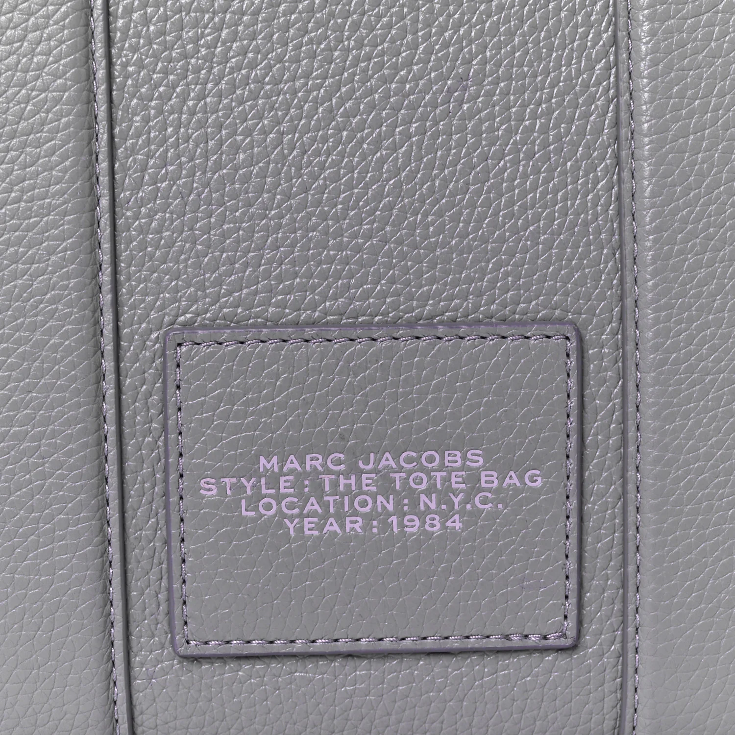 Grained Calfskin Small The Tote Bag Lavender