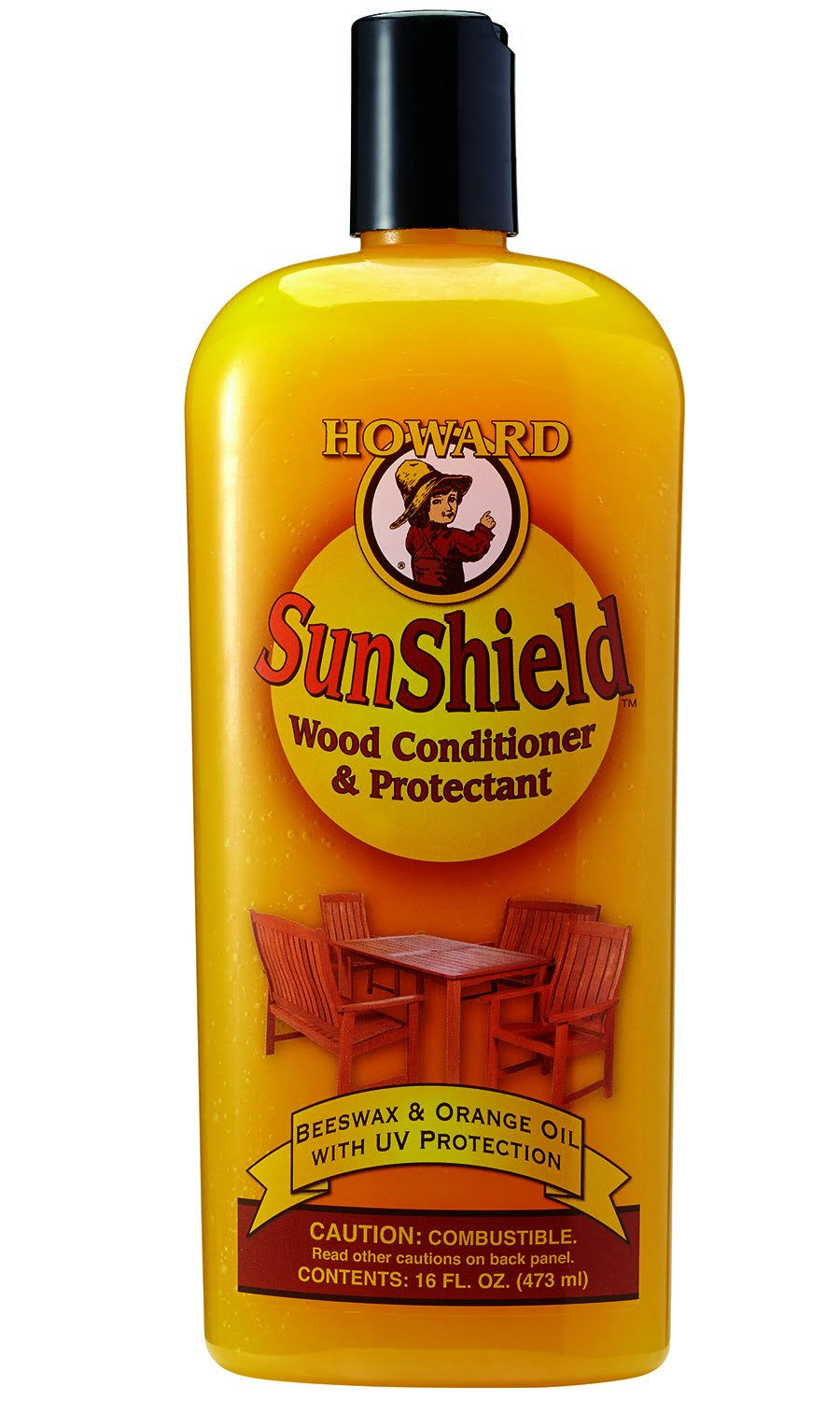 Howard SWAX16 16 oz. Sunshield Outdoor Furniture Wax