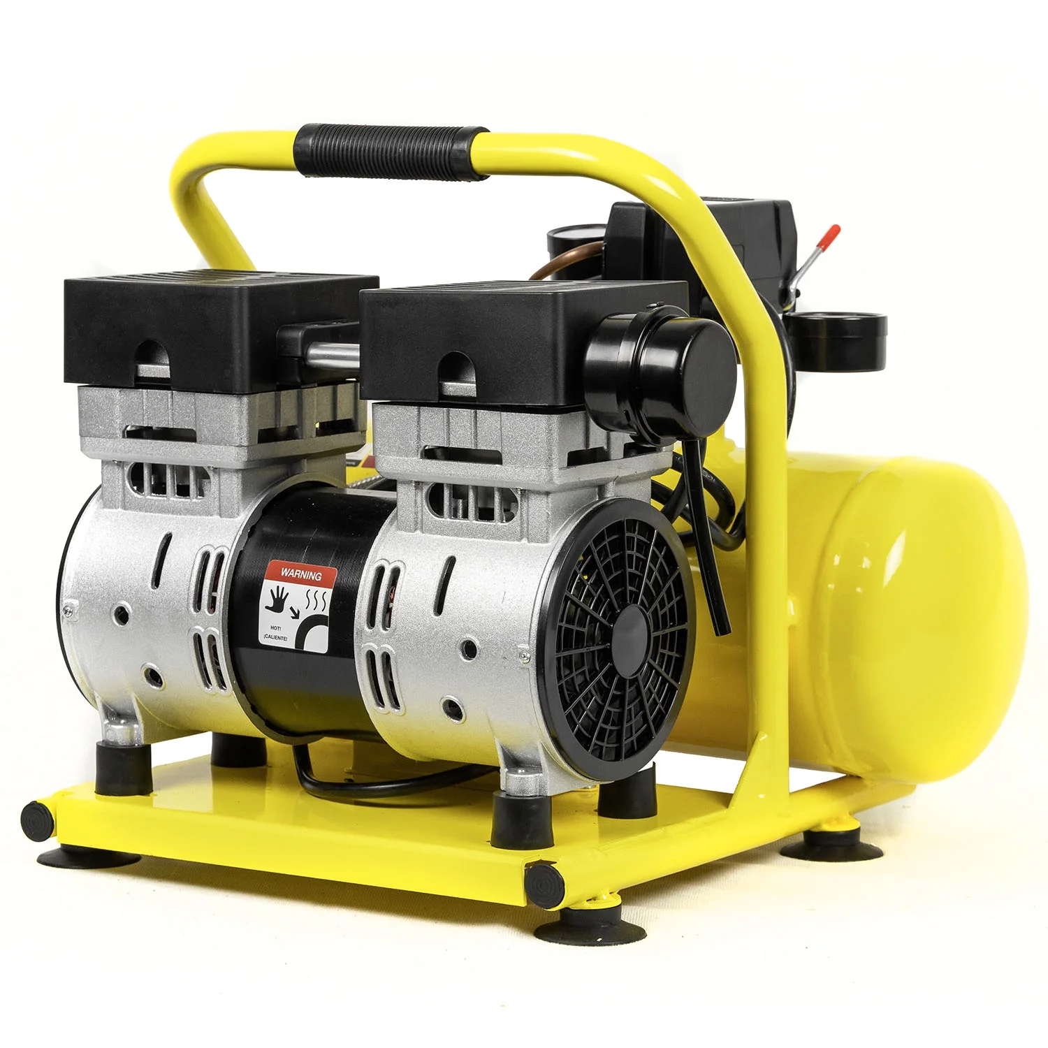 2 Gallon 1 HP Oil Free Air Compressors Portable Hand Carry 110V 125 PSI 4.9 CFM - Image 3