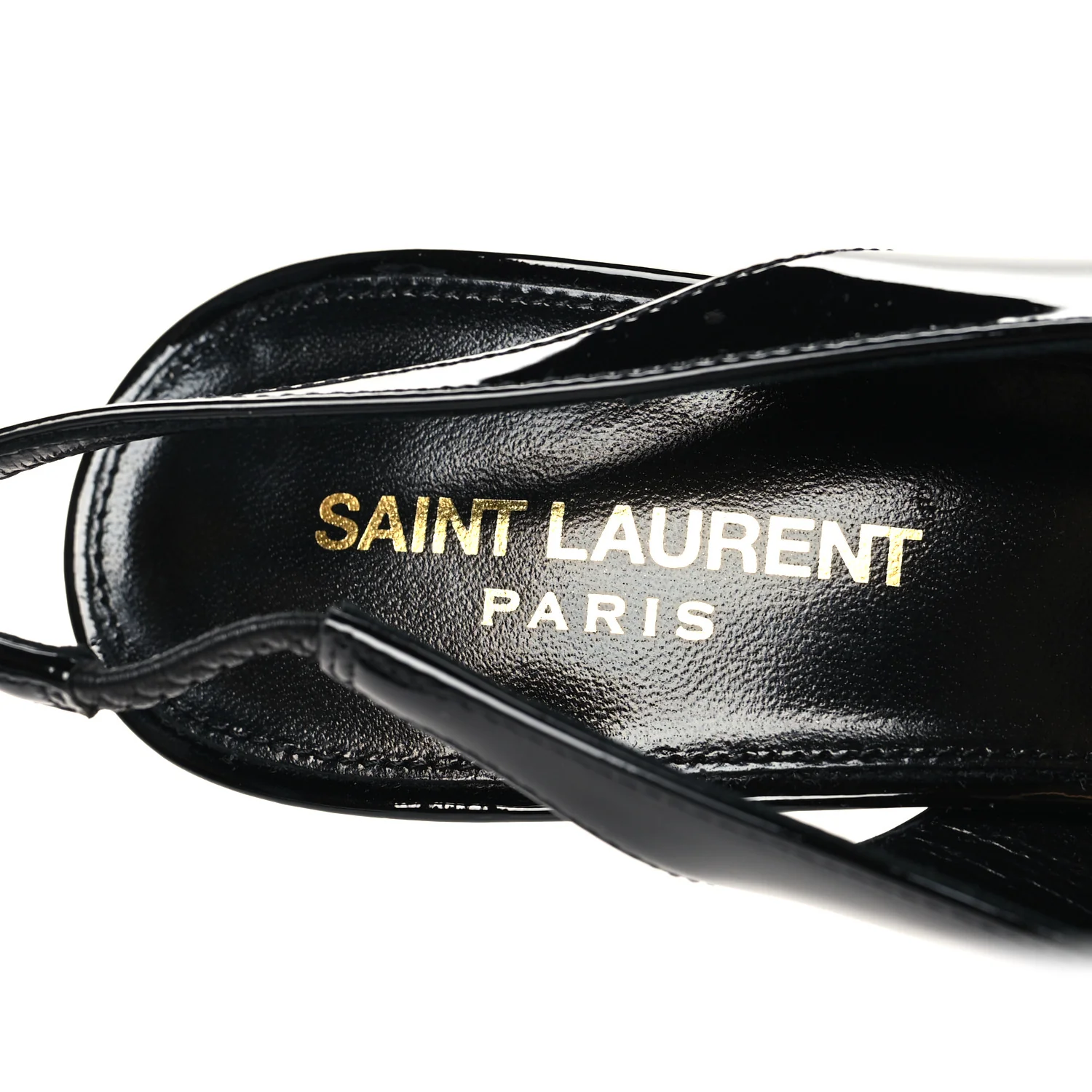 Patent Opyum 110 Slingback Pumps 38 Black