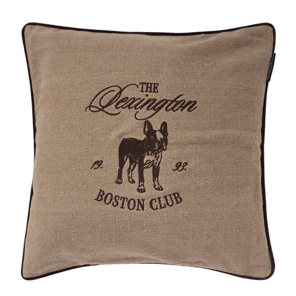 Boston Club putetrekk fløyel 50x50 cm beige/brown
