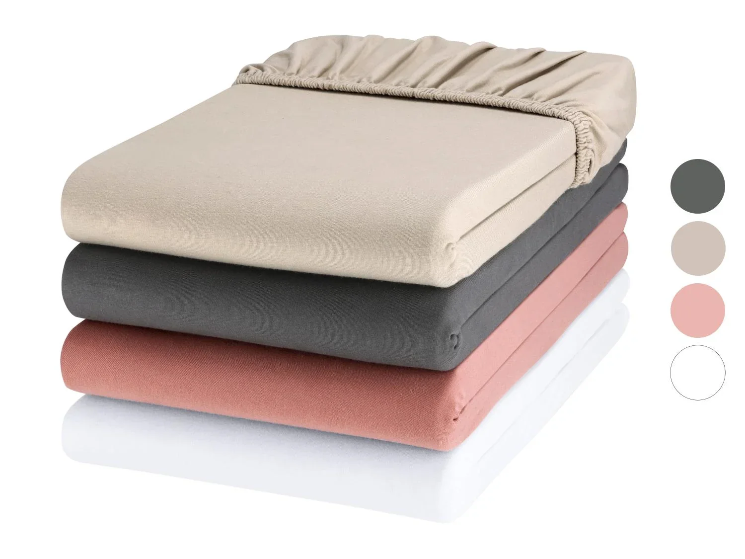 LIVARNO home Drap-housse en jersey, 180-200 x 200 cm