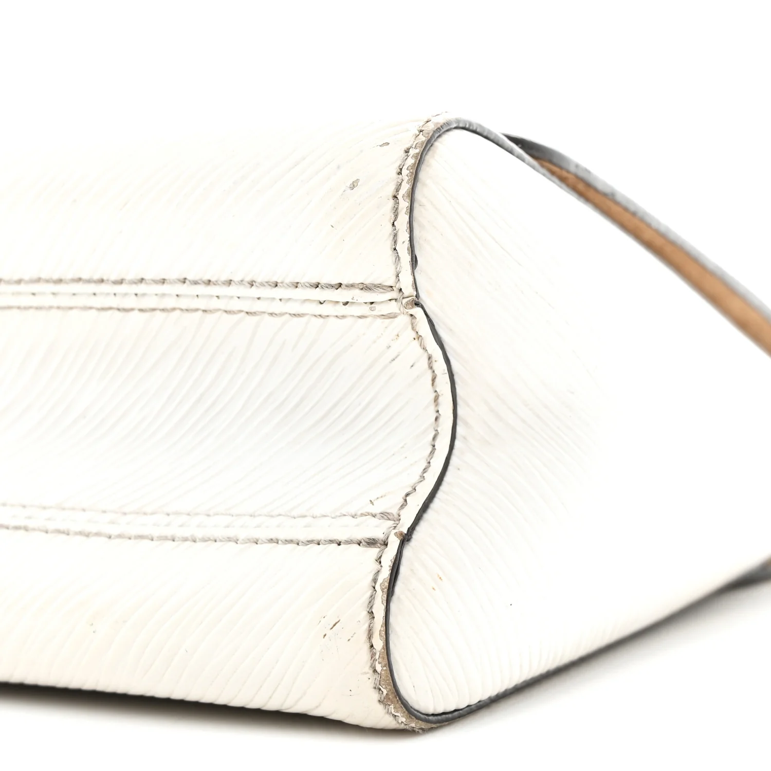 Epi Twist Shoulder Bag MM White