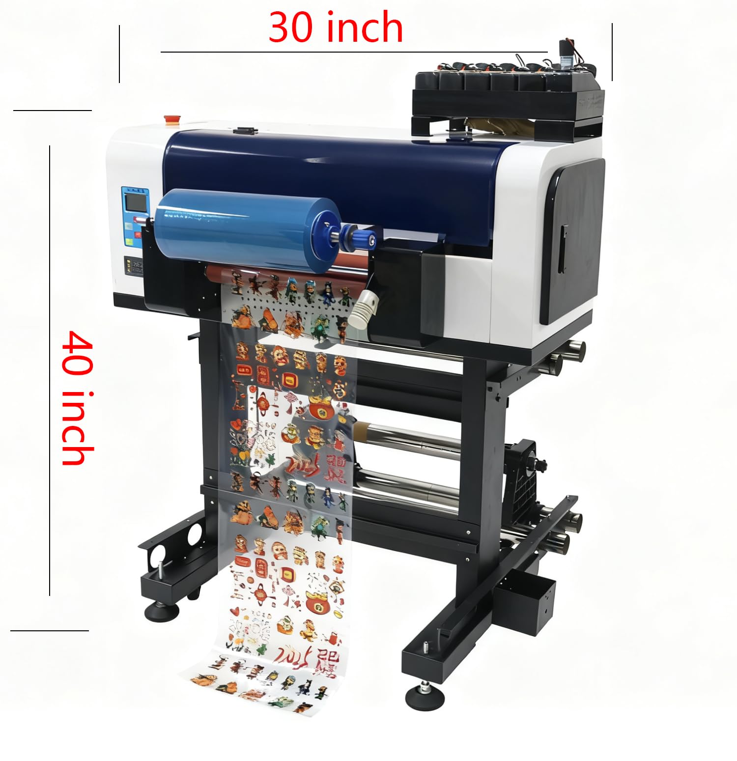 High-Speed Dual-Head UV Printer with F1080 Printheads, Roll-to-Roll Batch Printing, Professional Industrial UV Printing Machine, Multi-Material Compatible, Customizable