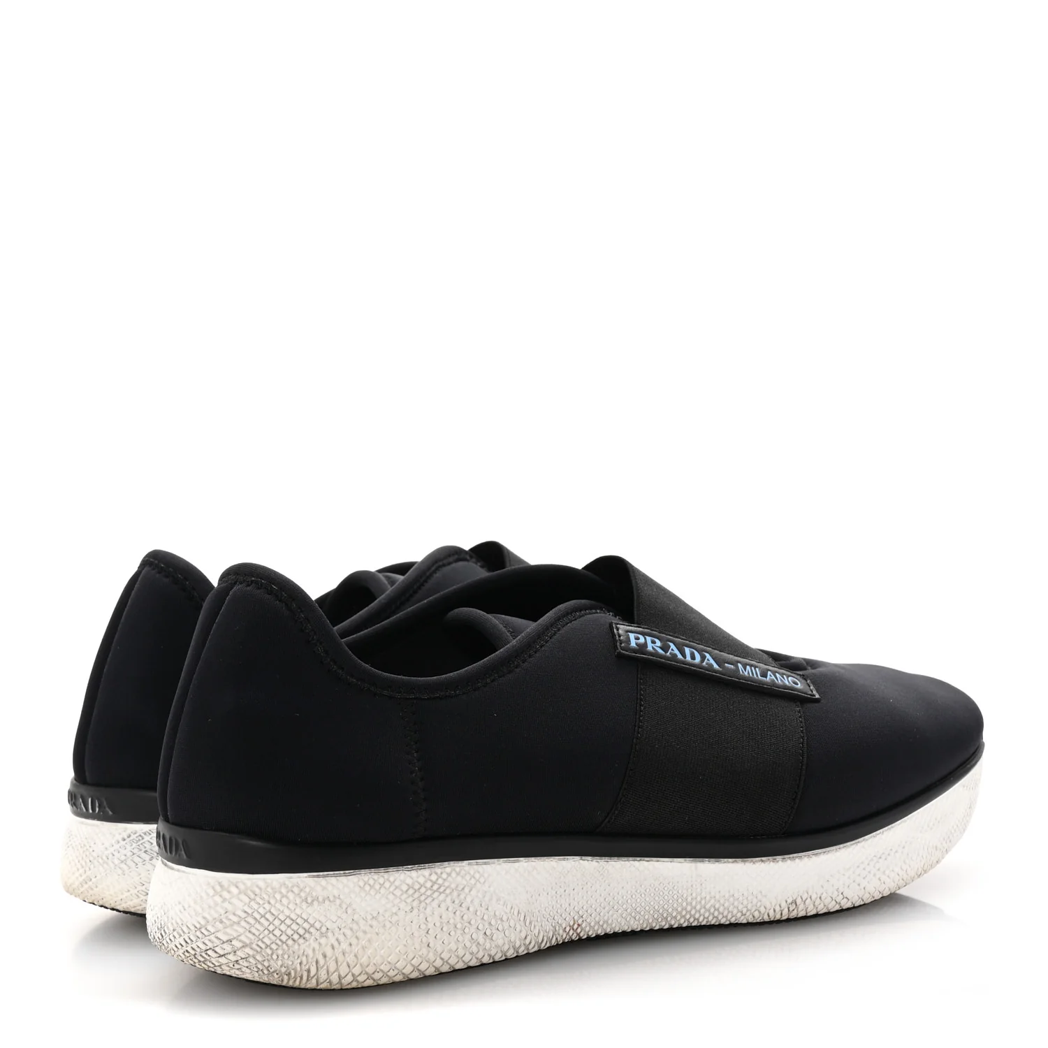 Neoprene Slip On Sneakers 39 Black
