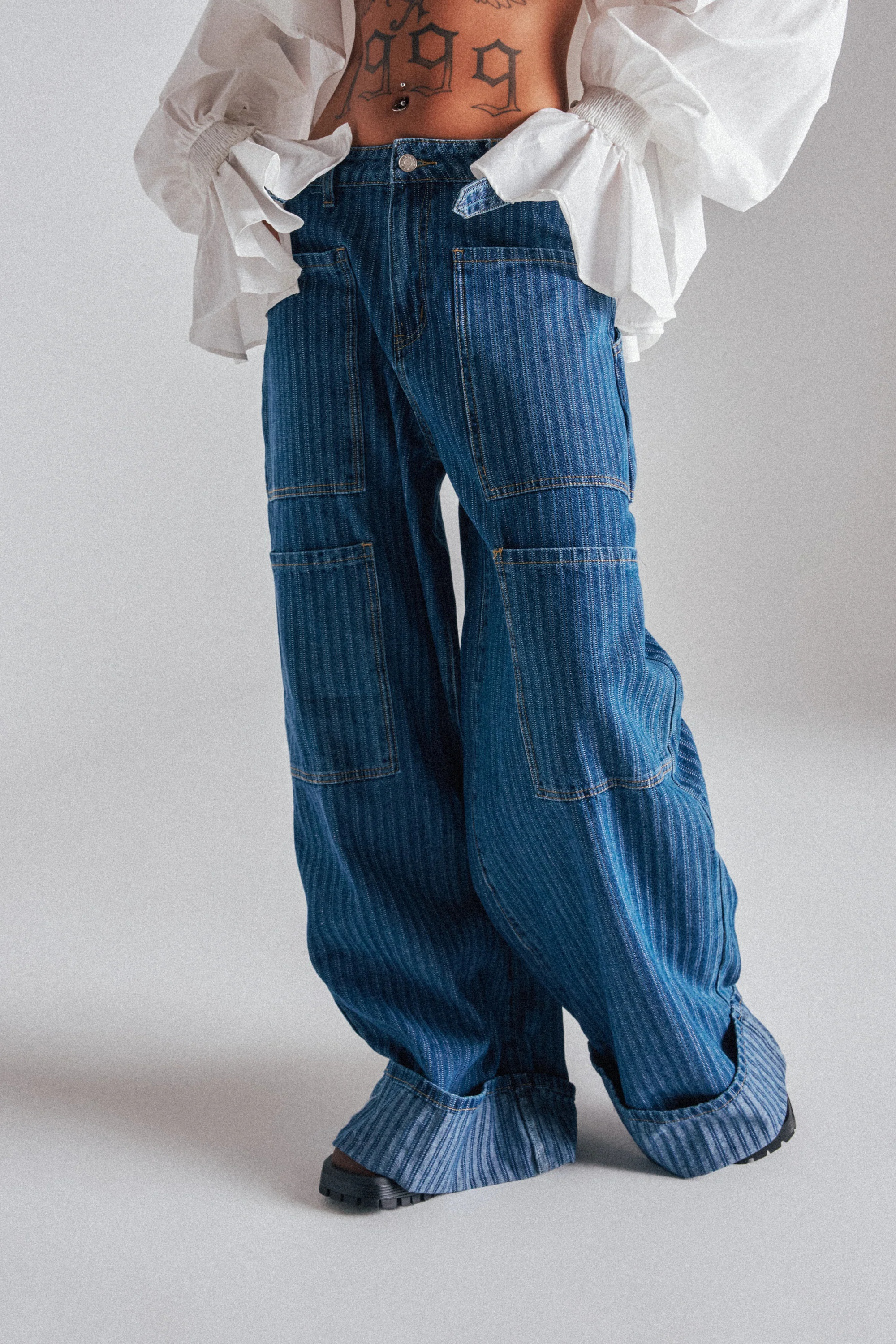 BE MINE STRIPE DENIM - Akira Store