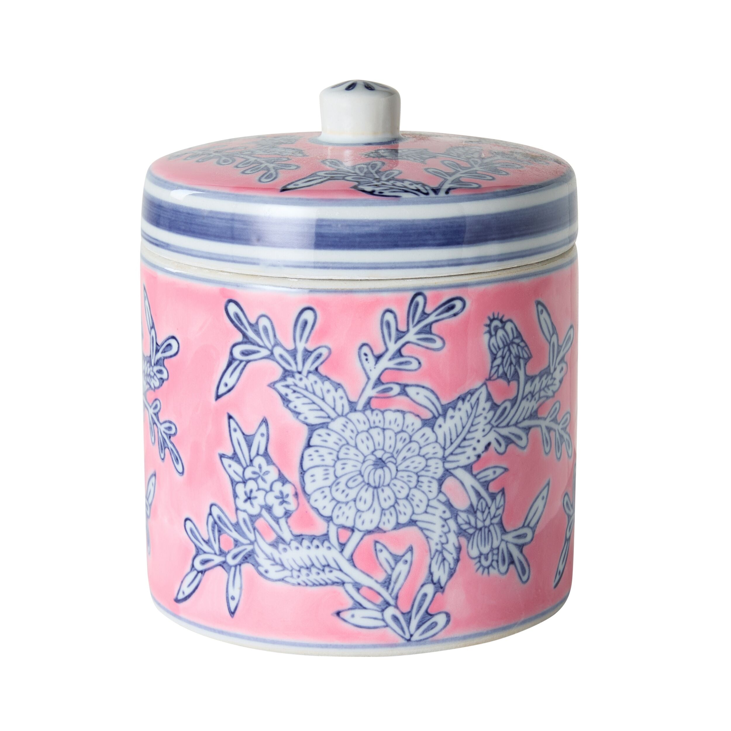 Celadon Botanic Blush Jar