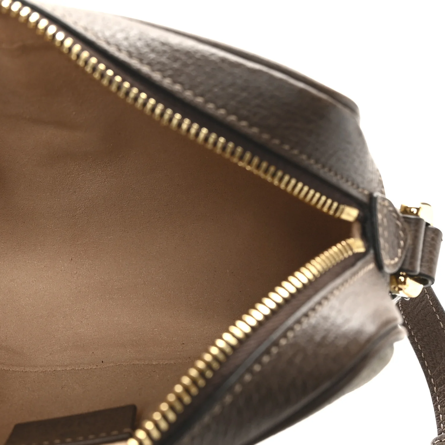 GG Supreme Monogram Web Mini Ophidia Shoulder Bag Brown