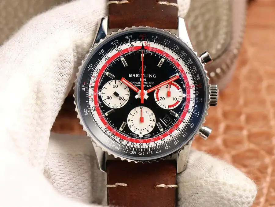 Breitling Navitimer AB01211B1B1X1 V9 Factory Brown Strap