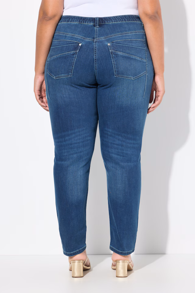 Rivet Detail Mom Jeans