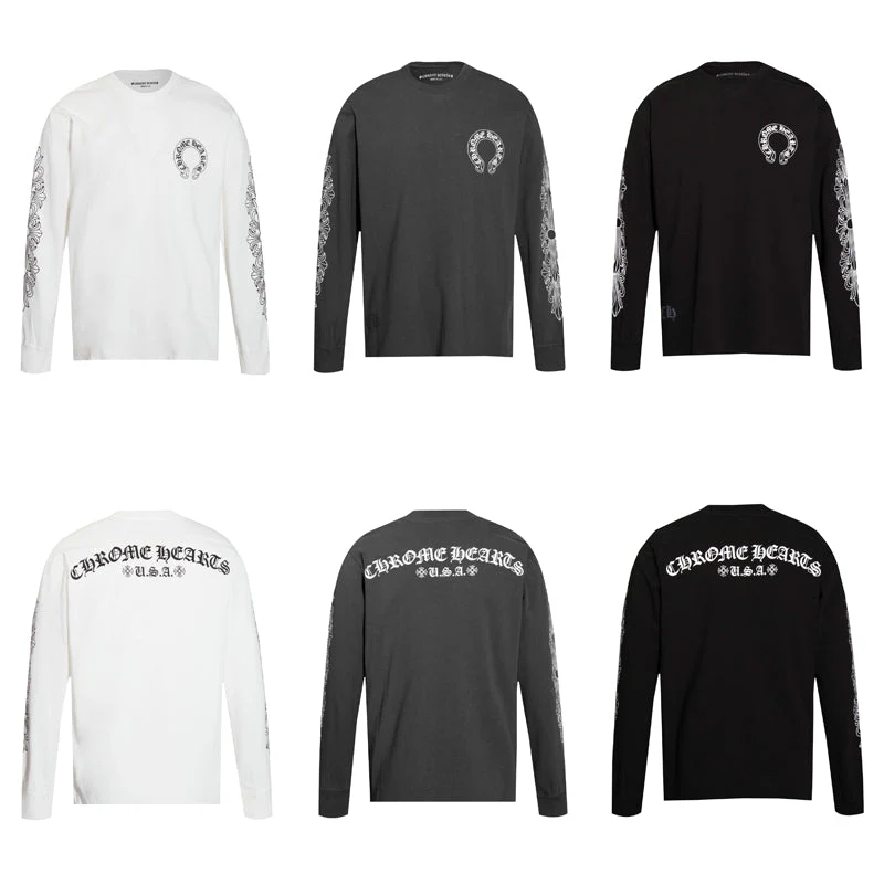 Chrome Hearts Men's Long-Sleeve T-shirt Sweatshirt K8005