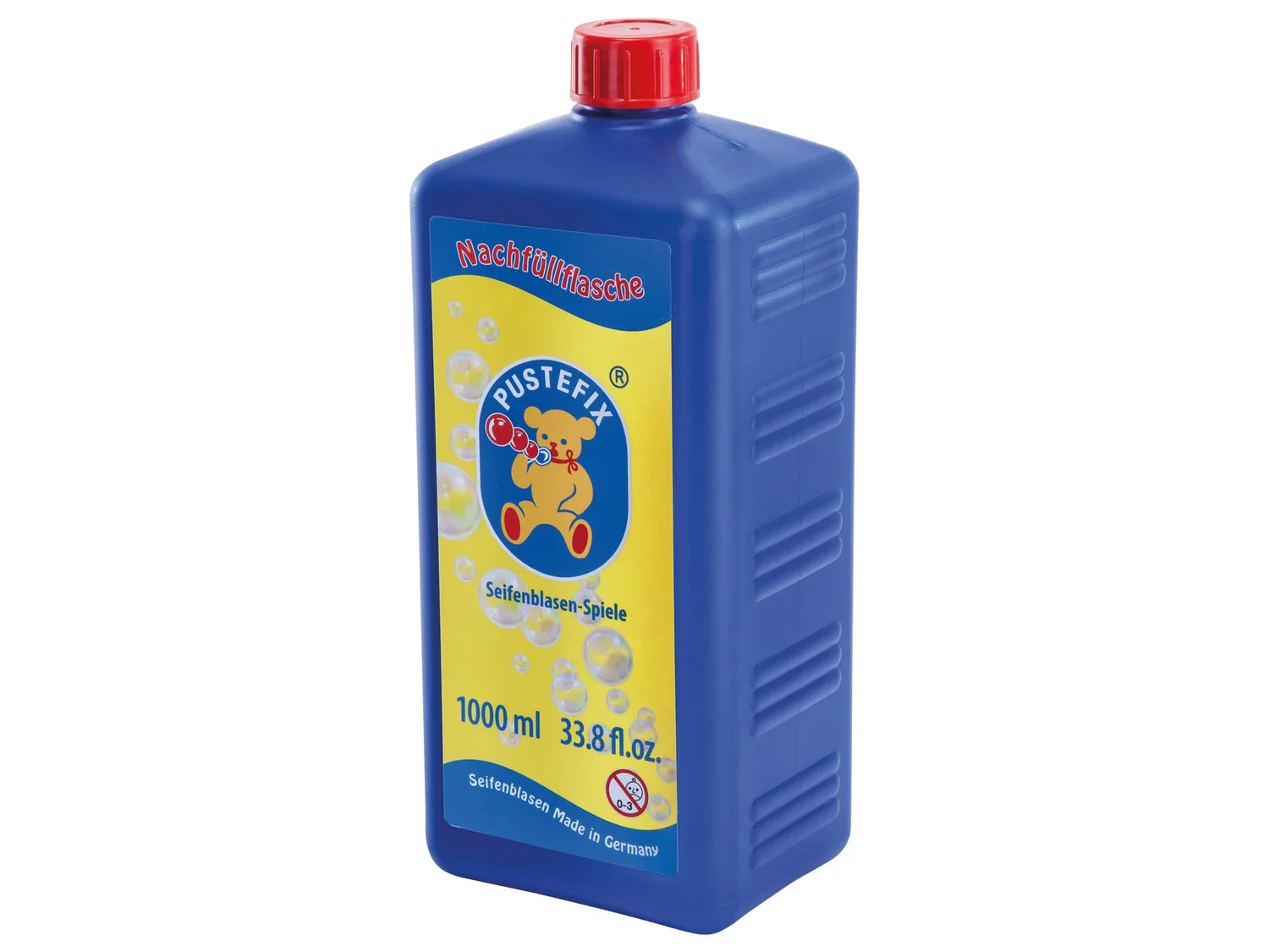 Pustefix Bouteille de recharge pour bulles de savon, 1000 ml