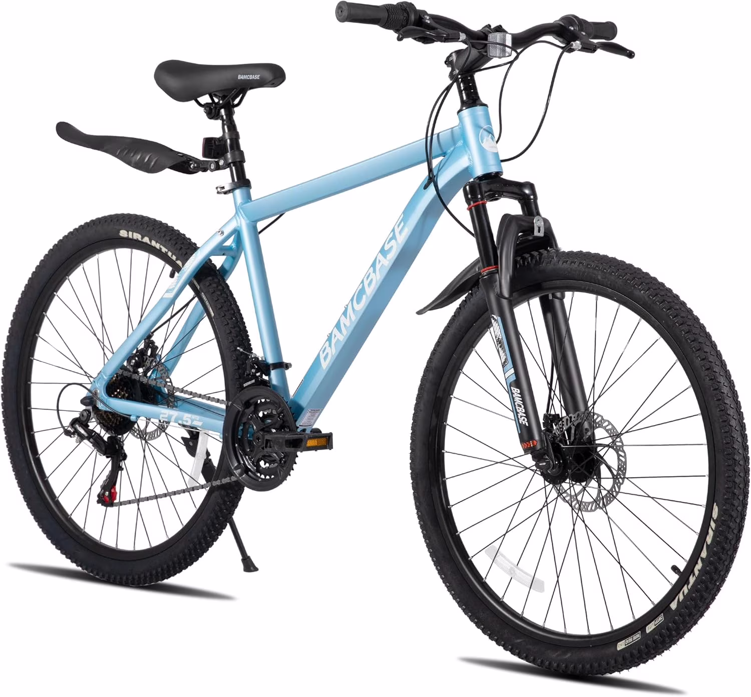 26 Inch Mountain Bike, Mens and Womens Aluminum Frame MTB with 21 Speeds, Dis Brake, Hardtail Bicycle for Adults(Purple/26") Image 5