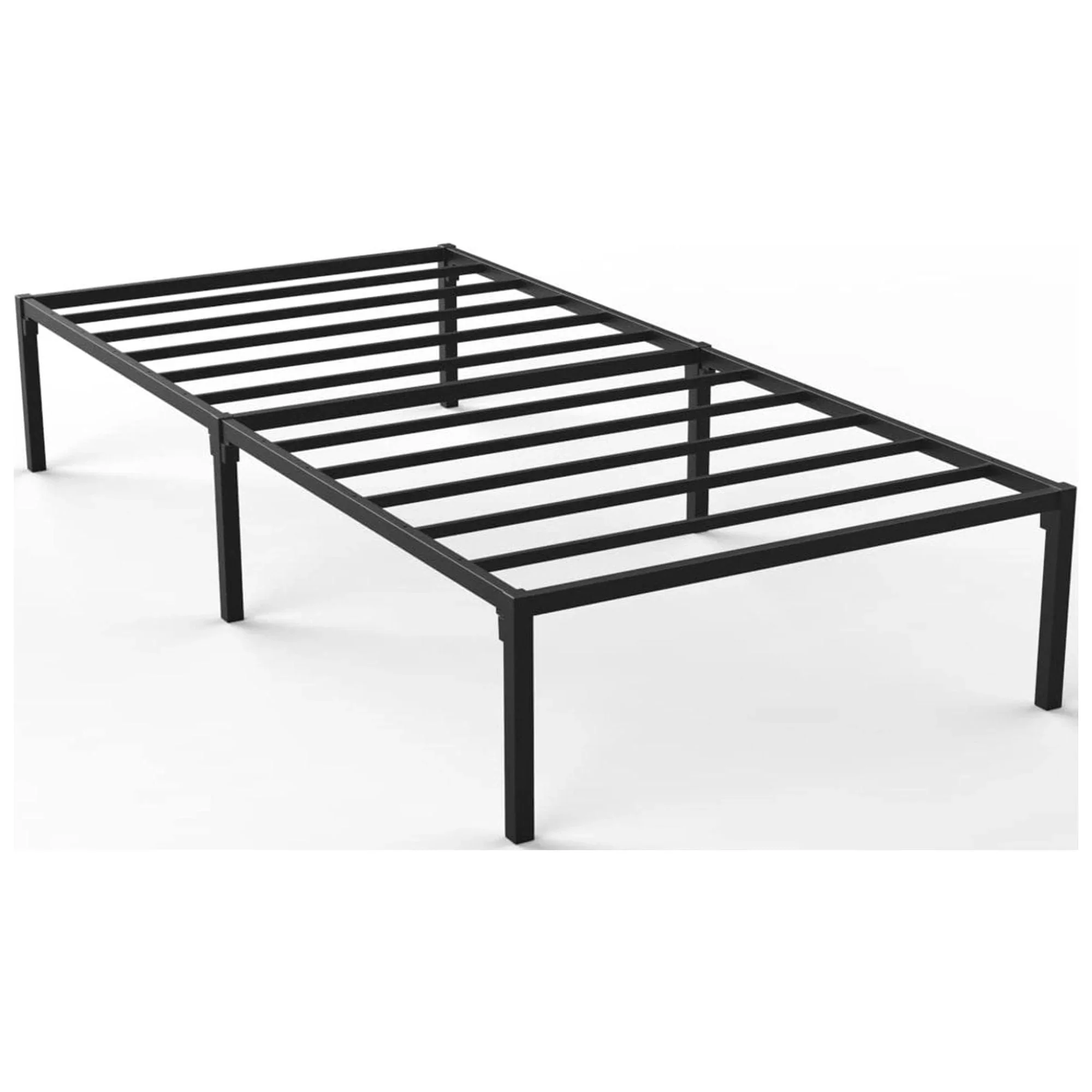 Twin XL Platform Bed Frame | Quiet & Sturdy | No Box Spring | 14 Mattress Foundation