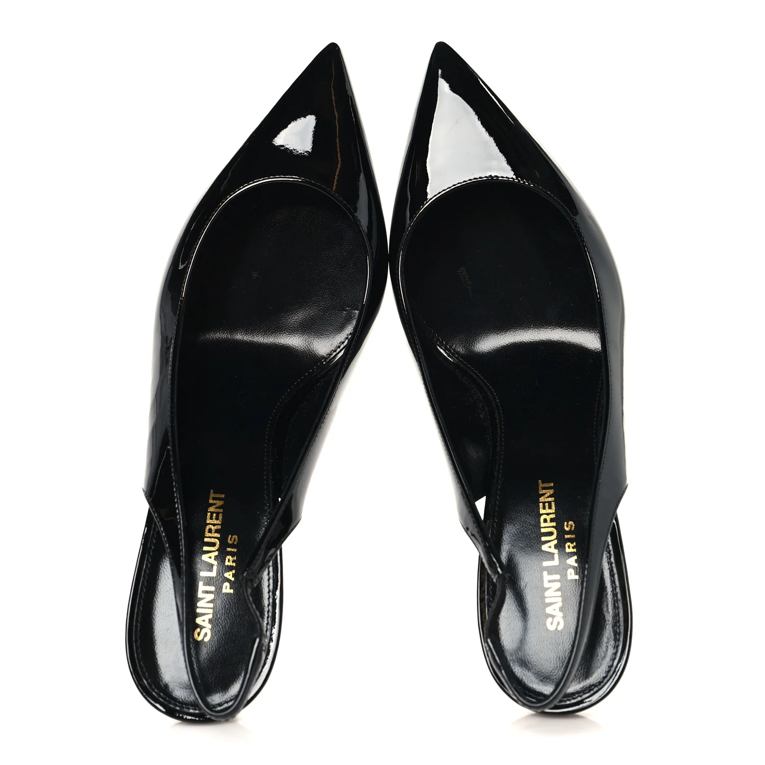 Patent Opyum 110 Slingback Pumps 38 Black