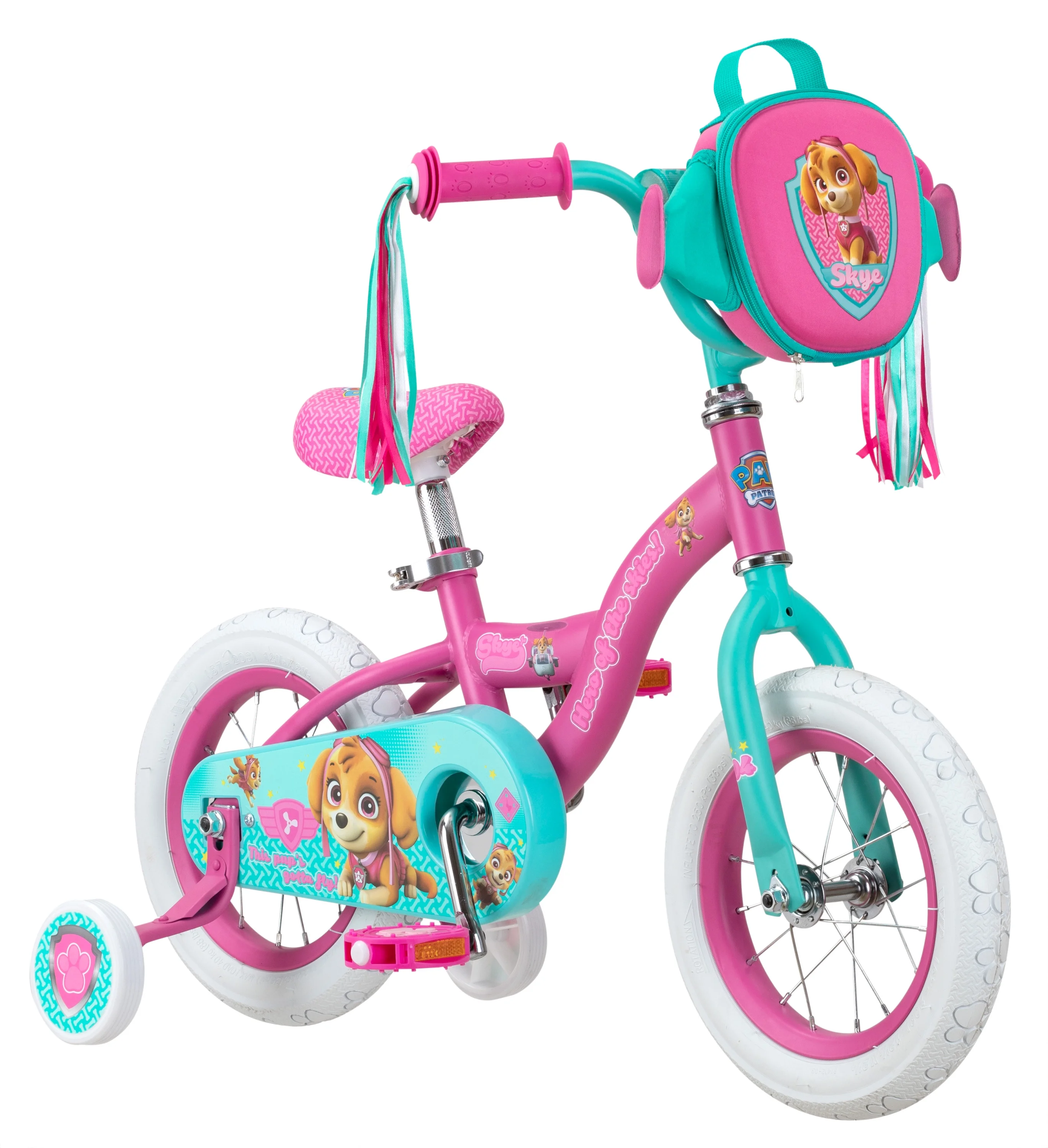 12in  Skye Girls Kids Bike, Ages 2 to 4, Pink