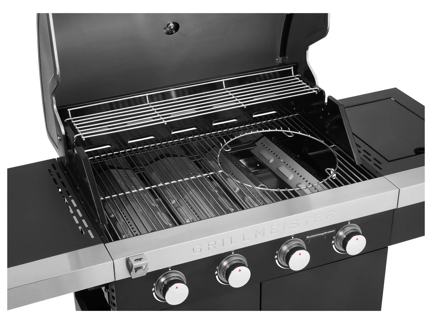 GRILLMEISTER Barbecue  gaz Memphis, 4 brleurs, 70 x 42 cm, 19,7 kW