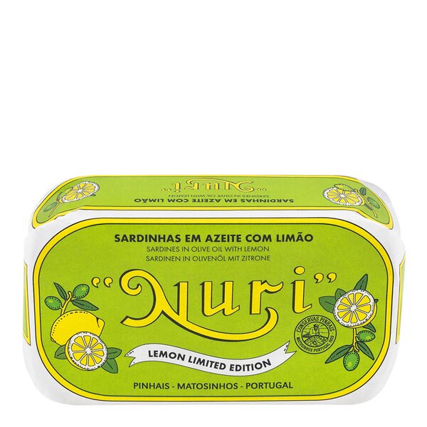Sardiner i olivenolje og sitron 125g