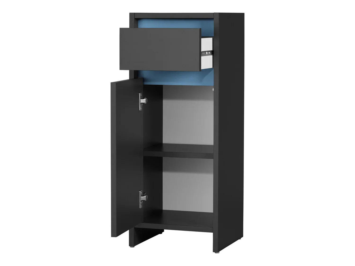LIVARNO home Armoire latrale de salle de bains Oslo, 32 x 80 x 28 cm, anthracite