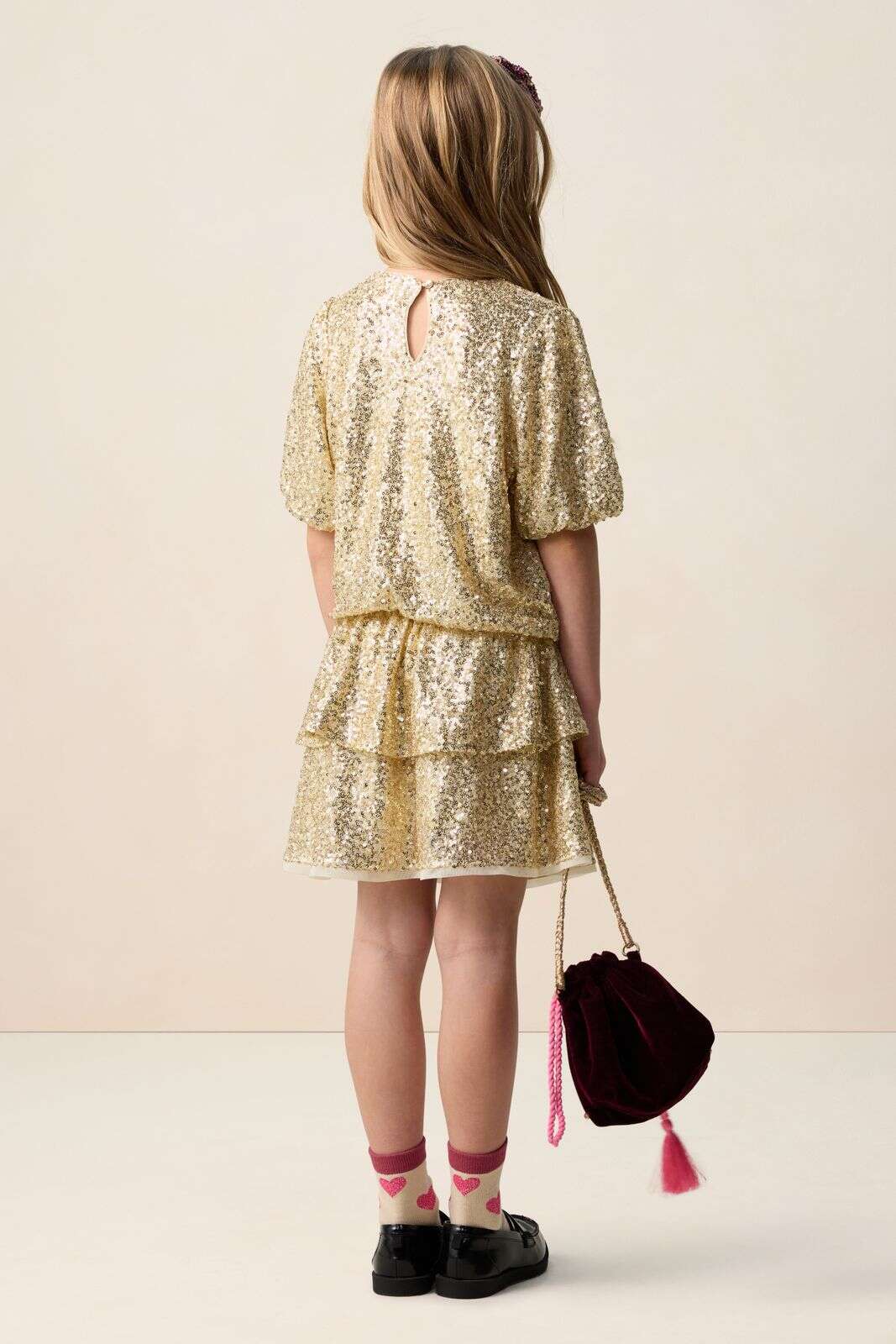 Goud pailletten rokje