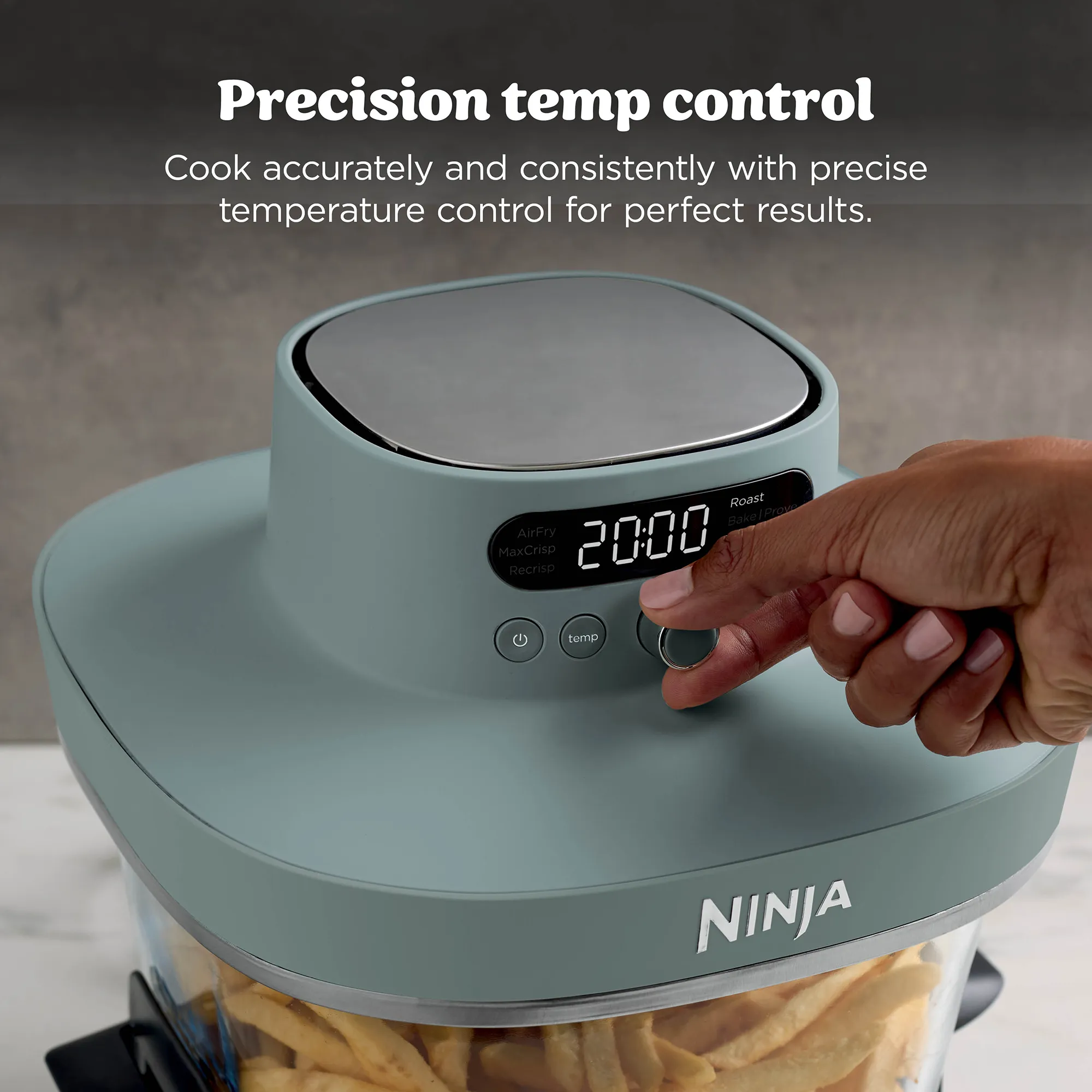 Ninja Crispi Pro 6-in-1 Countertop Glass Air Fryer