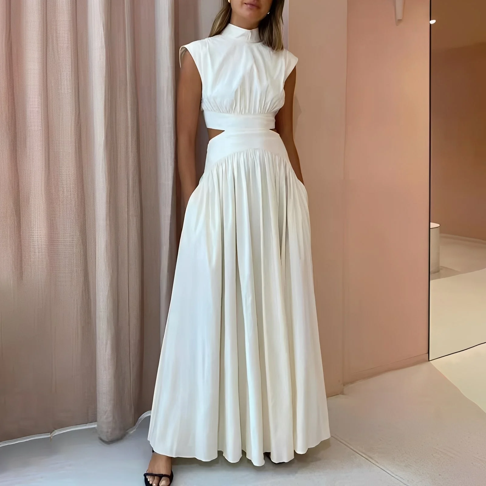 Isabella - Robe Sans Manches Élégante