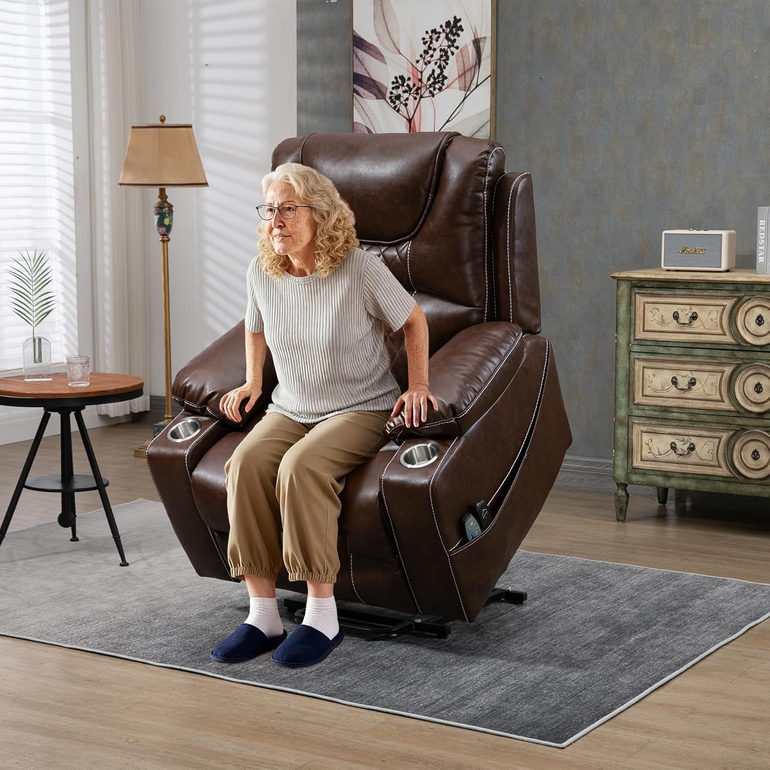 Oversized Power Lift Recliner Chair 400 LBS for Big and Tall Elderly, 26