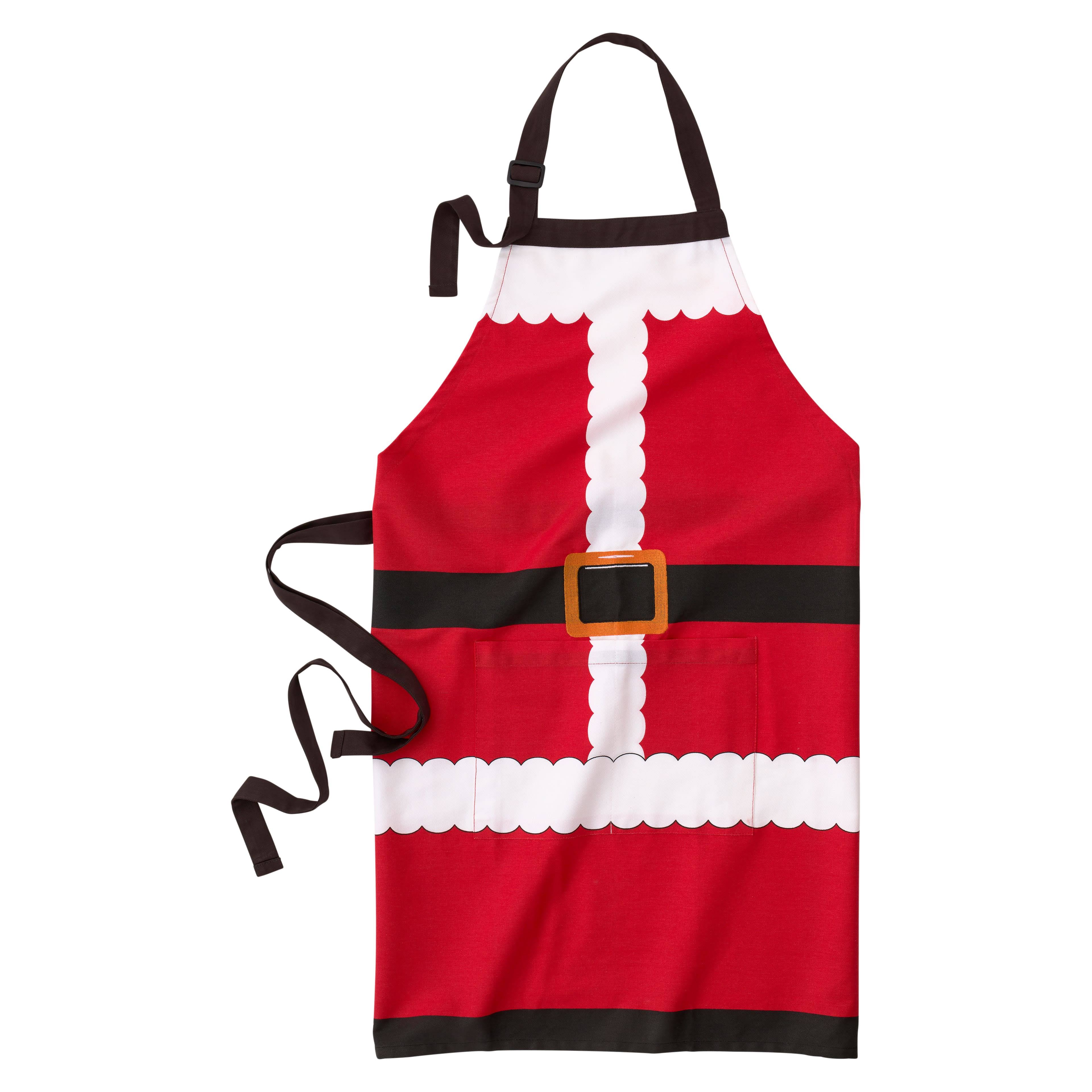 Santa Adult Apron by Celebrate It-Christmas Party and Baking, Size: 35�� x 24��