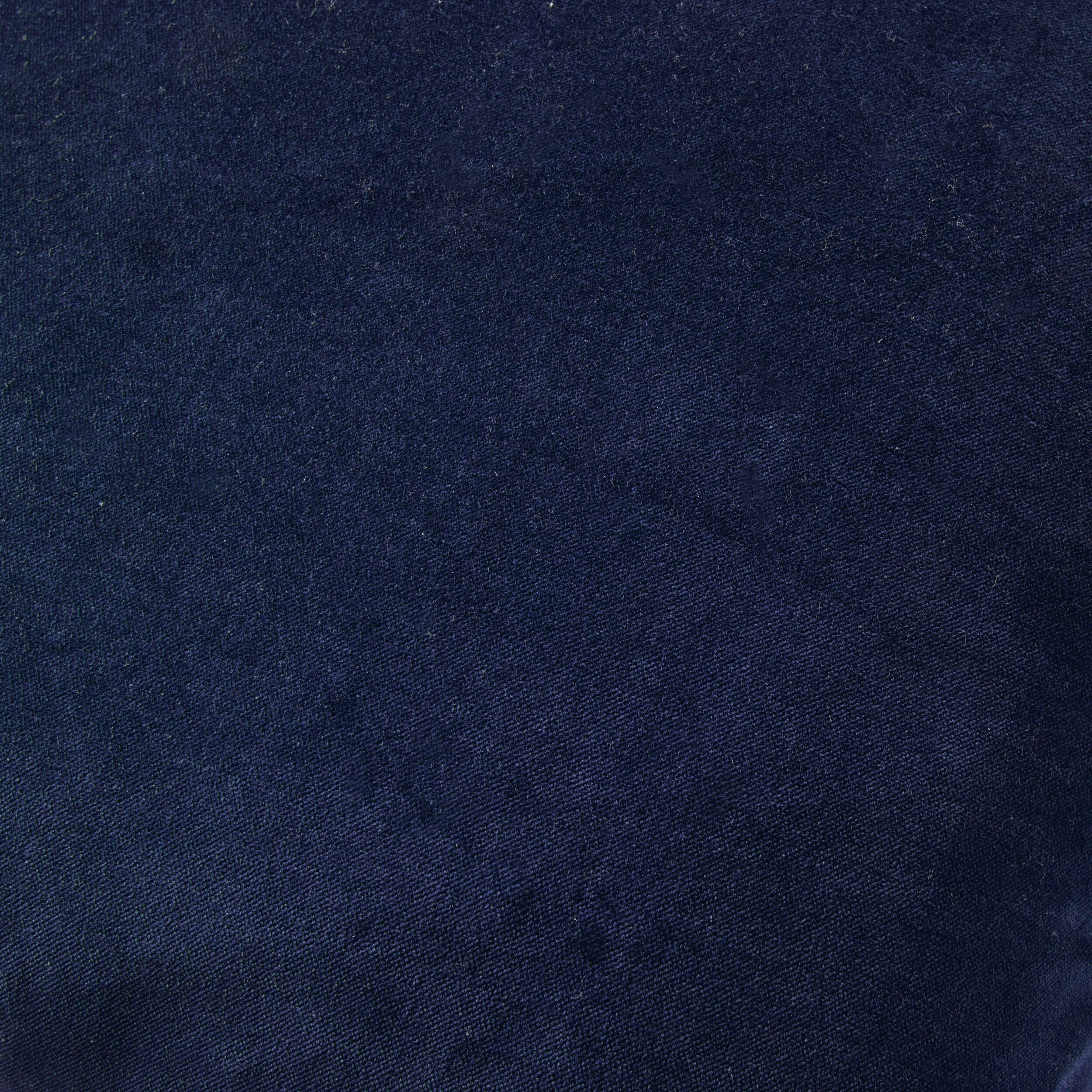 Hervey Cotton Velvet Cushion Navy 45x45cm