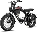 Luckeep M5 Electric Bike for Adults/Teen, 1500W Peak Motor, Max 32MPH, 48V 15AH Battery, Max 60 Miles Electric, Black / M5- 1500W-15AH