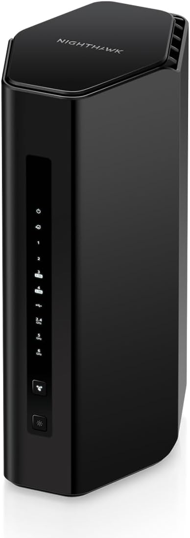 NETGEAR Nighthawk WiFi 7 Router (BE9300) – Router Only  9.3Gbps Wireless Speed  2.5 Gigabit Internet Port  Tri-Band for Gaming  Covers 2 500 sq. ft.  100 Devices  VPN – Free Expert Help