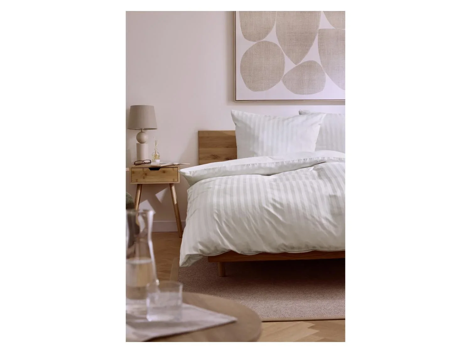 LIVARNO Parure de lit double face en viscose de bambou Premium, 140 x 200 cm