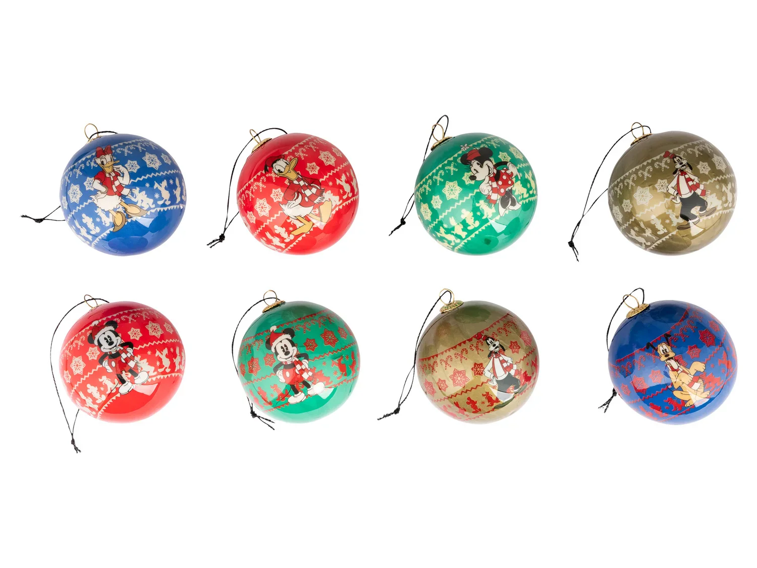 DISNEY Boules de Nol, 8 pices