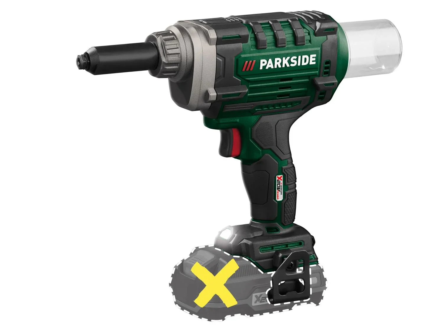 PARKSIDE Riveteuse sans fil pour rivets aveugles PBNSG 20-Li A1, 20 V