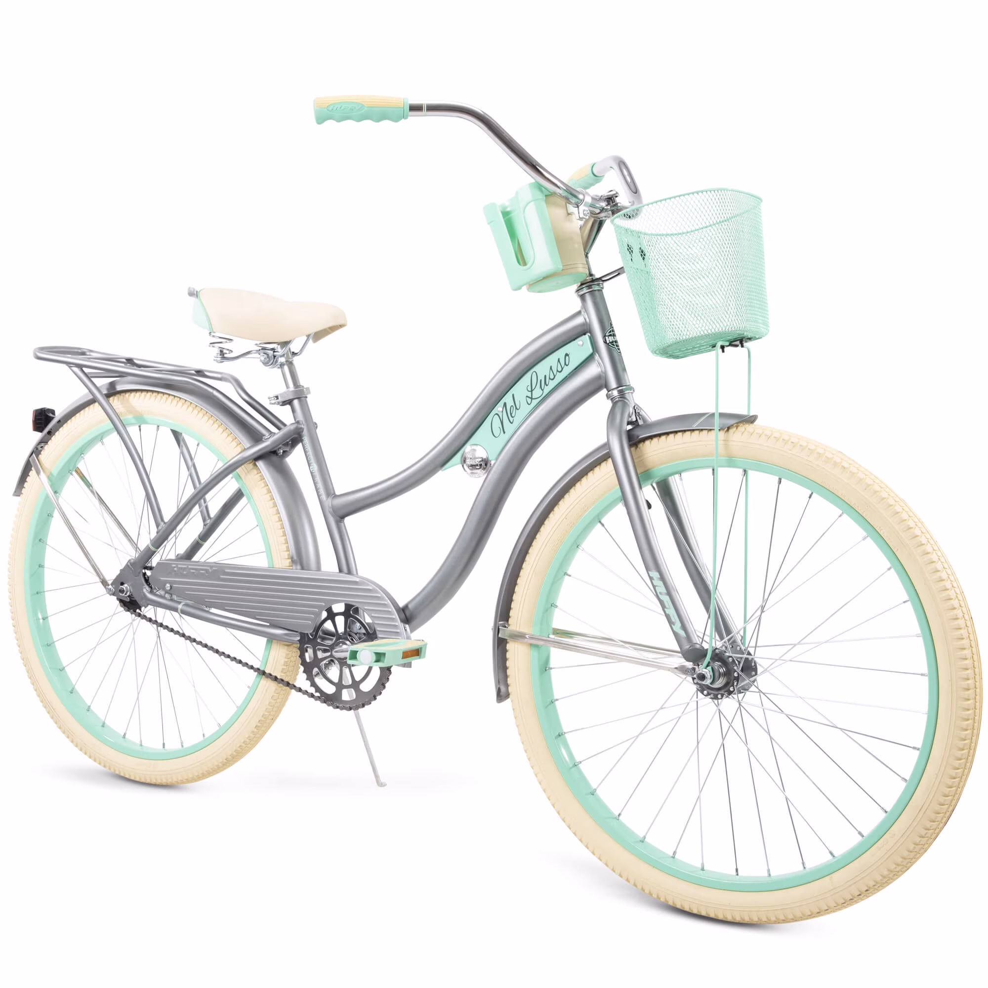 Classic Cruiser Bike with Perfect Fit Frame, Women's, Gray, 26"