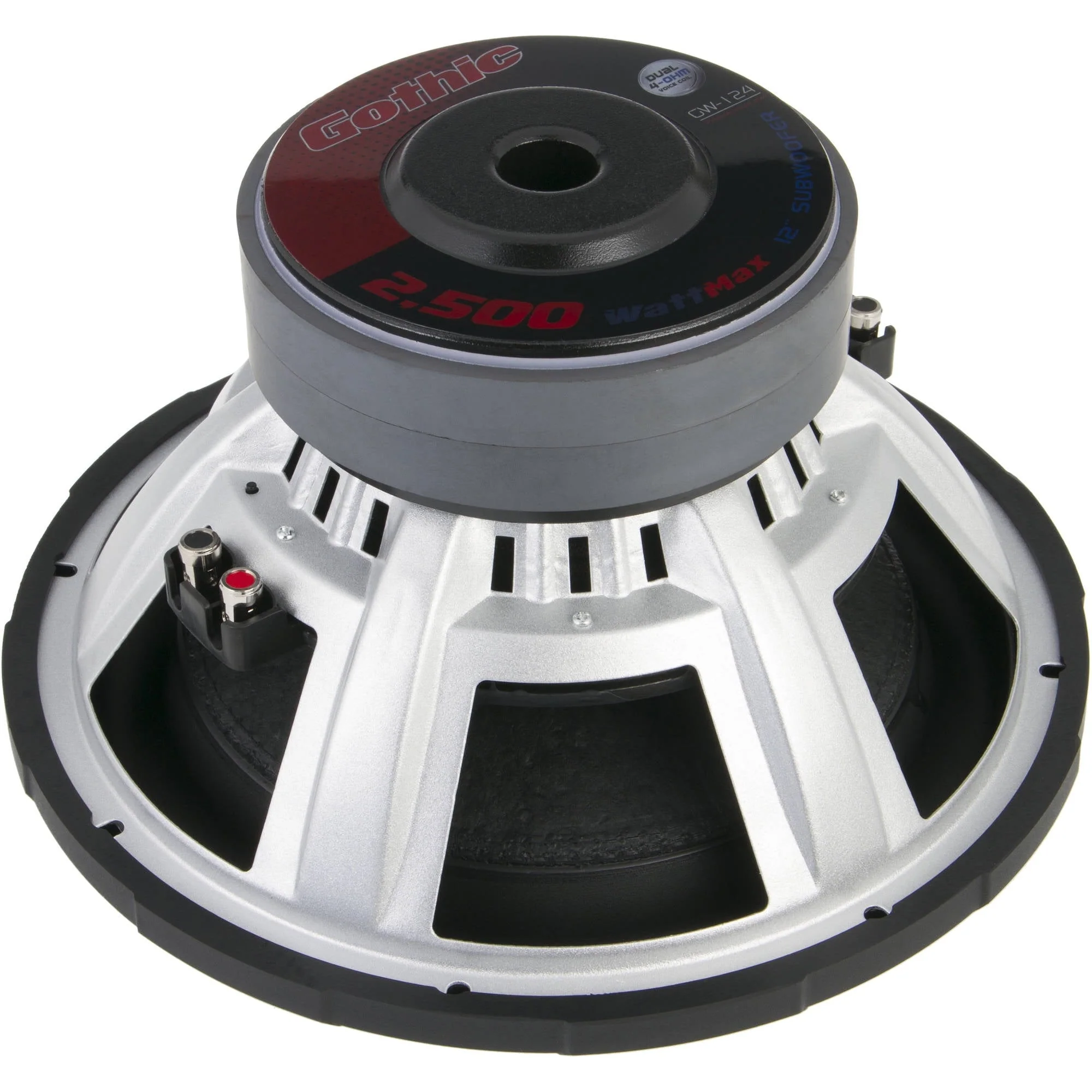 Power Acoustik Exclusive GW 124 12 inch Subwoofer | 2,500W Max | Gothic Series Image 4
